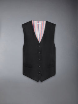 3-PLY WOOL MOHAIR VEST