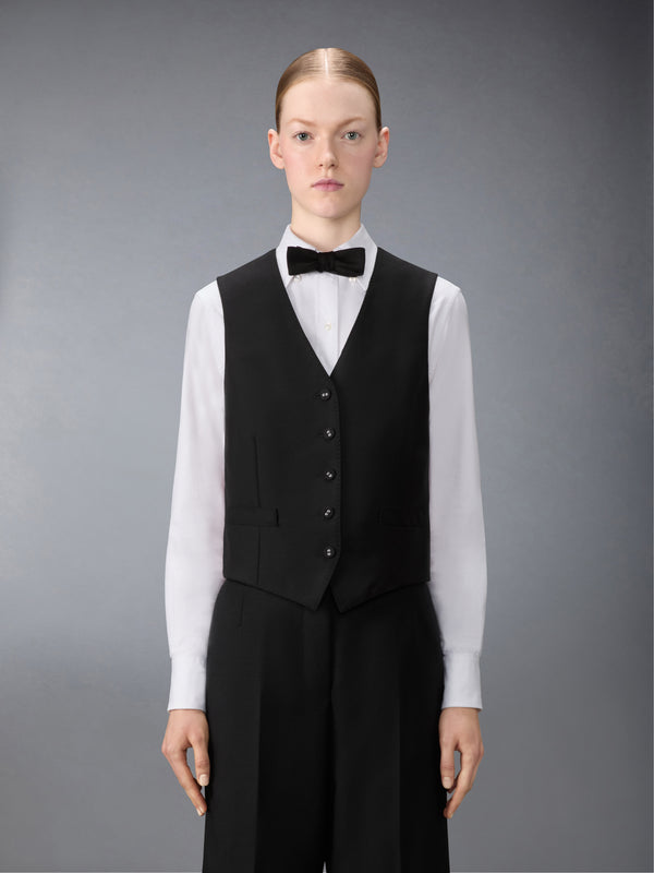 3-PLY WOOL MOHAIR VEST - image 1