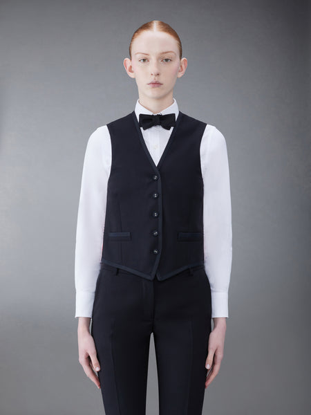 FRESCO CLASSIC 5-BUTTON VEST BLACK