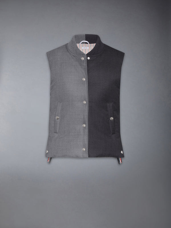 TWILL DOWN CLASSIC VEST - featured image