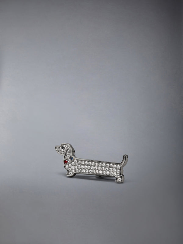 STERLING SILVER CRYSTLAL LIMOUSINE HECTOR TIE BAR - image 3