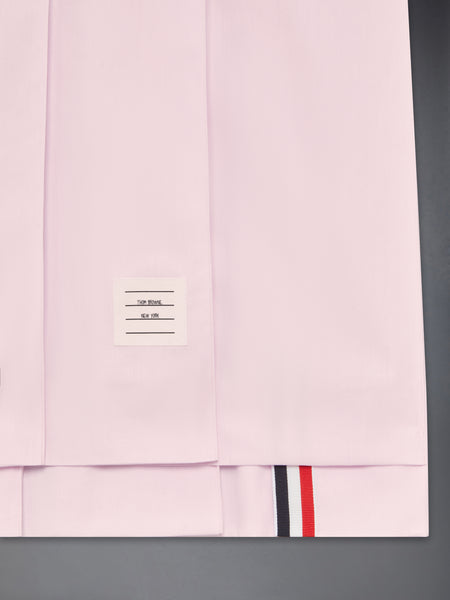 CHILDREN'S SOLID POPLIN WIDE PLEATED SHIRTDRESS LT PINK