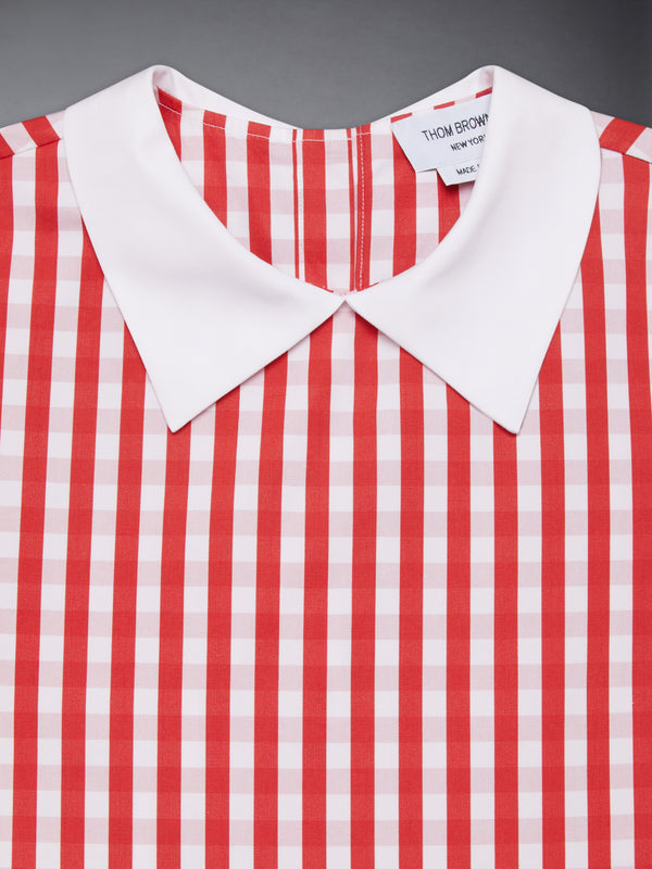 CHILDREN'S GINGHAM CHECK POPLIN PLEAT DRESS - image 5