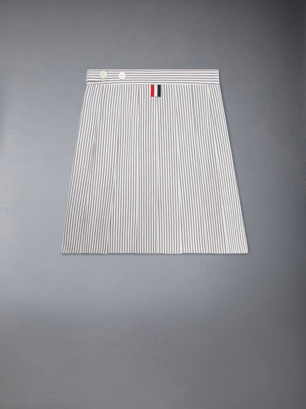 CHILDREN'S SEERSUCKER PLEATED MINI SKIRT - image 2