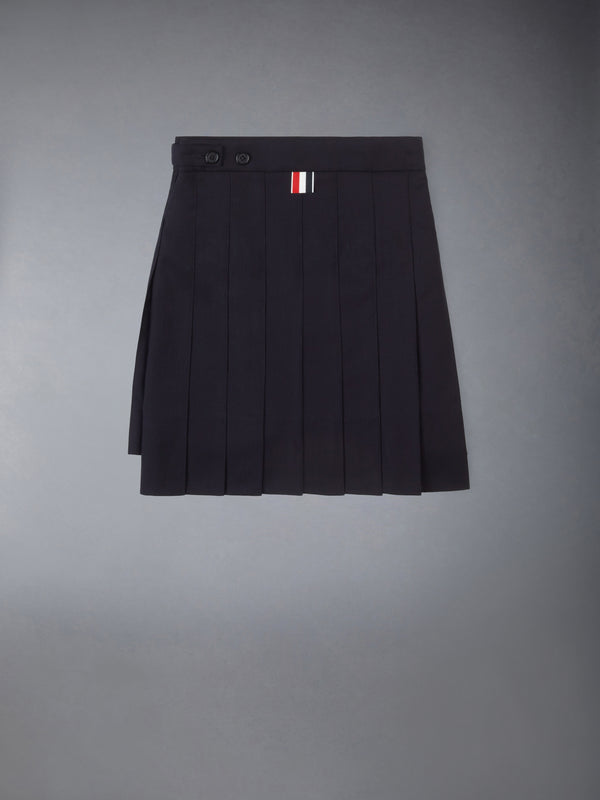 KID'S TWILL WOOL MINI PLEATED SKIRT - image 2