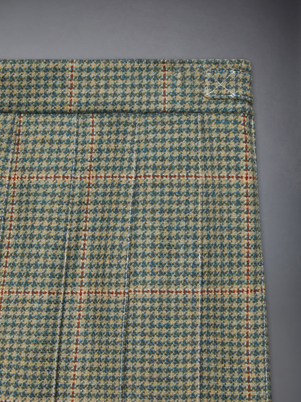 CHILDREN'S HERRINGBONE CHEVIOT TWEED PLEATED MINI SKIRT - image 6