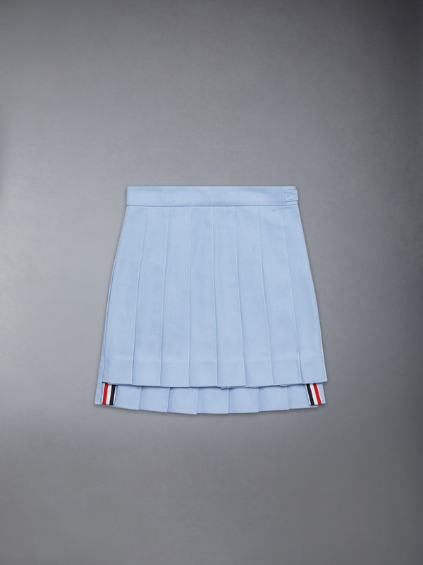 CHILDREN'S CANVAS PLEATED MINI SKIRT - featured image