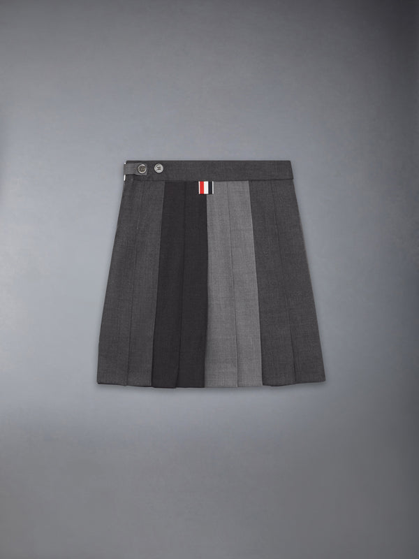 CHILDREN'S FUNMIX TWILL PLEATED MINI SKIRT - image 2