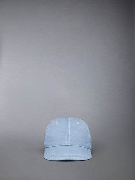 CHILDREN'S SELVEDGE DENIM BASEBALL CAP LIGHT BLUE