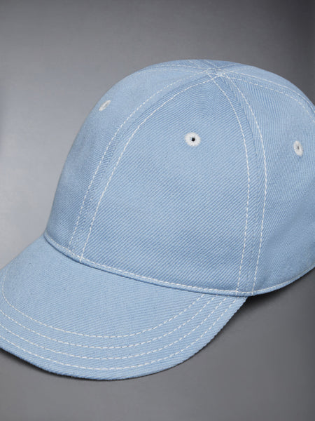 CHILDREN'S SELVEDGE DENIM BASEBALL CAP LIGHT BLUE