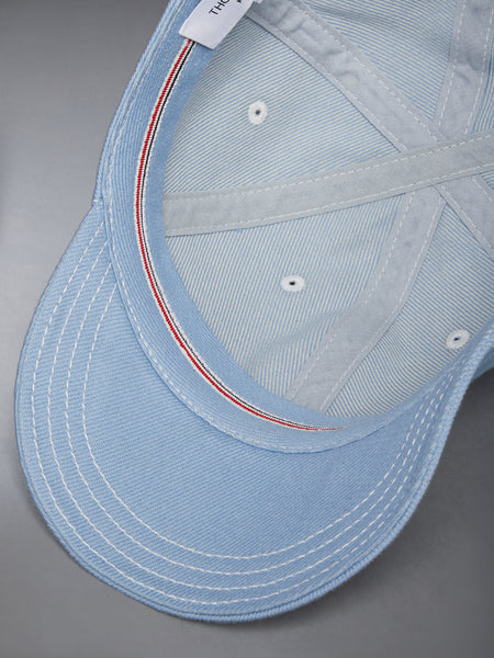 CHILDREN'S SELVEDGE DENIM BASEBALL CAP LIGHT BLUE