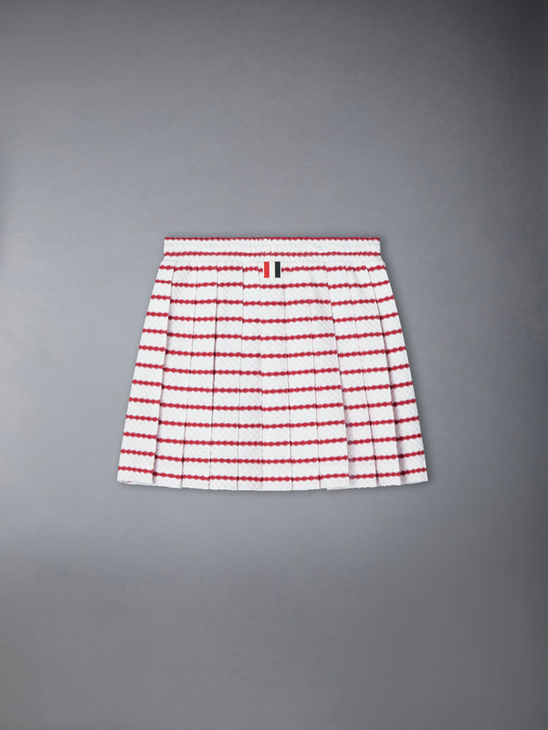 CHILDREN'S HONEYCOMB STRIPED PLEATED MINI SKIRT - image 2