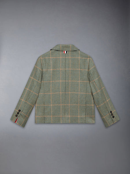 CHILDREN'S HERRINGBONE CHEVIOT TWEED SPORTCOAT GREEN