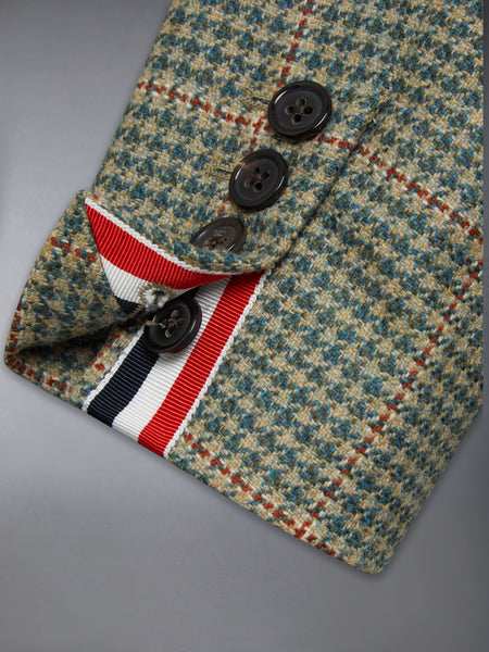 CHILDREN'S HERRINGBONE CHEVIOT TWEED SPORTCOAT GREEN