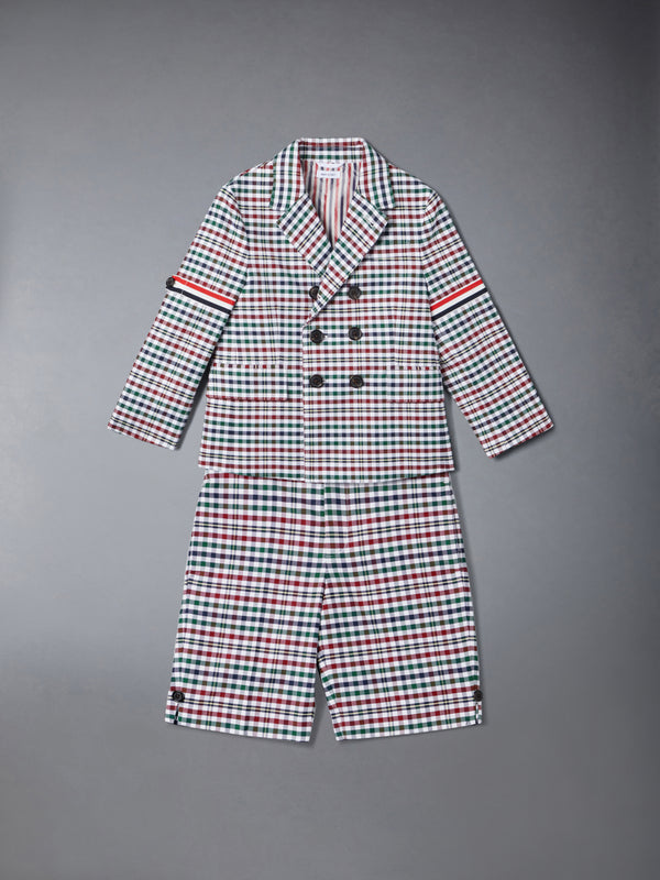 COTTON TWILL GINGHAM TARTAN ARMBAND CLASSIC SPORT COAT - image 2