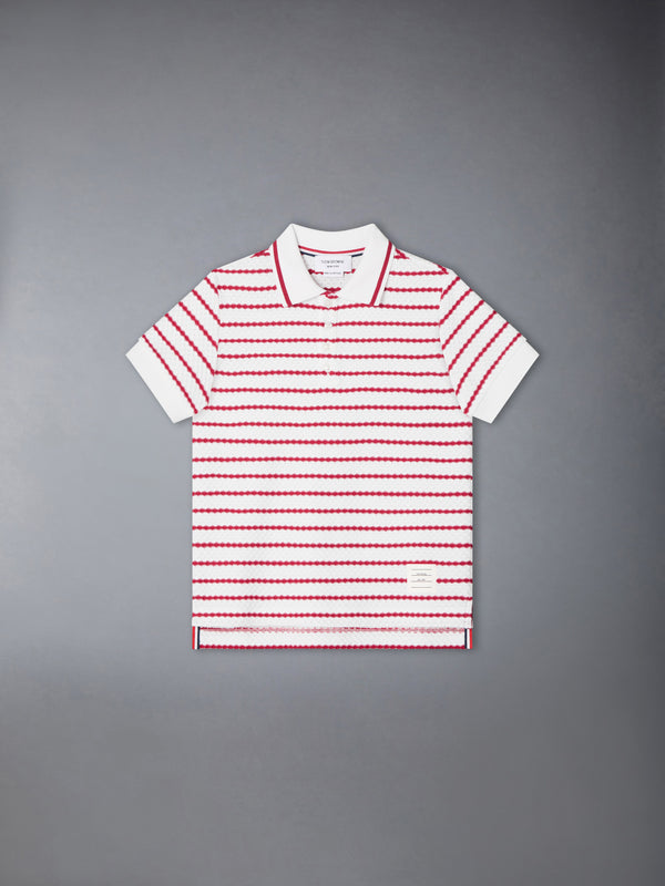 CHILDREN'S HONEYCOMB STRIPED POLO - featured image