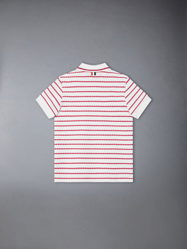 CHILDREN'S HONEYCOMB STRIPED POLO - image 2
