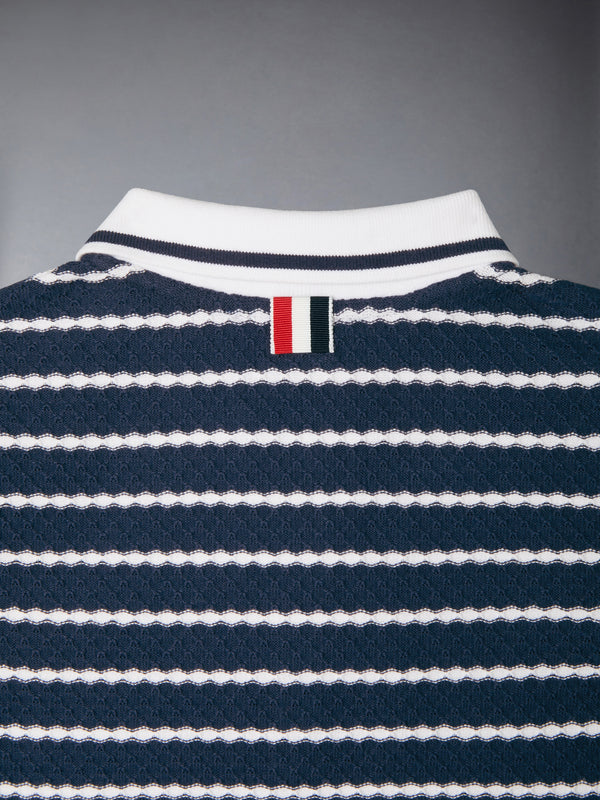 CHILDREN'S HONEYCOMB STRIPED POLO - image 4