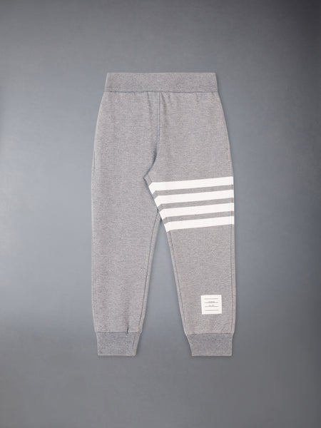 CHILDREN'S CLASSIC LOOPBACK 4-BAR SWEATPANTS MED GREY