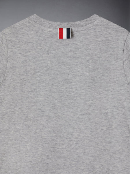 CHILDREN'S JERSEY RWB STRIPE TEE LT GREY