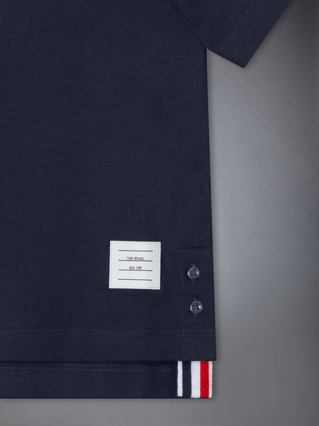 CHILDREN'S JERSEY RWB STRIPE TEE NAVY