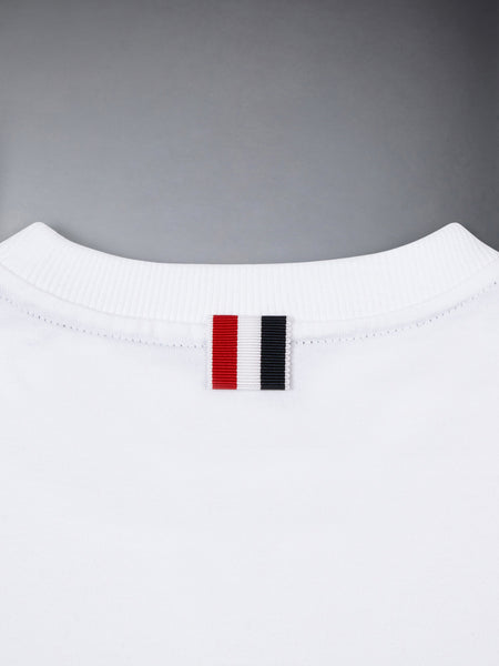 CHILDREN'S JERSEY 4-BAR PULLOVER WHITE