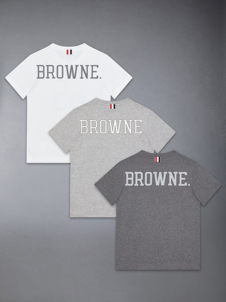 CHILDREN'S THREE PACK JERSEY TEE MEDIUM GREY