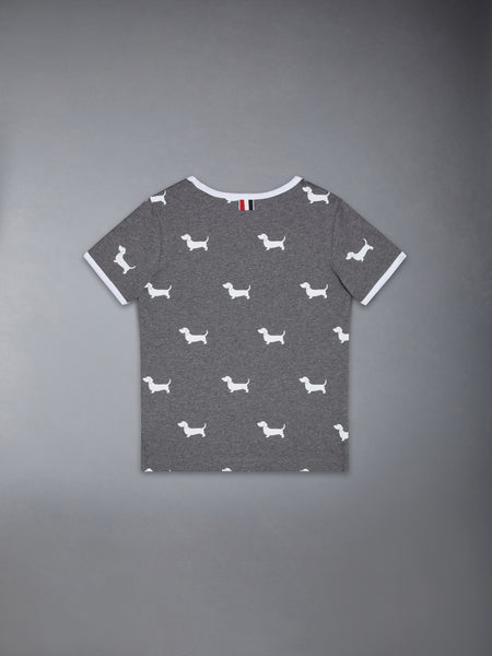 CHILDREN'S JERSEY HECTOR RINGER TEE MED GREY