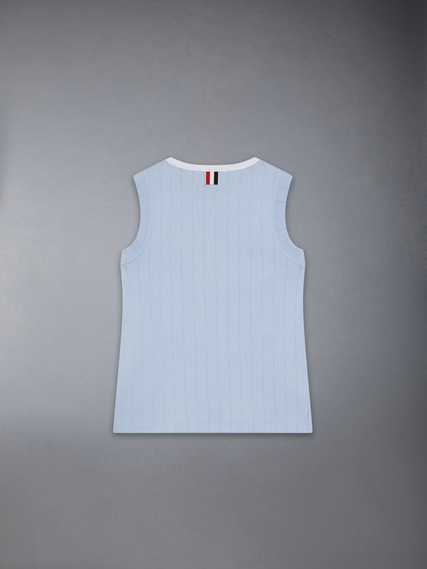 CHILDREN'S POINTELLE RINGER TANK TOP - image 3