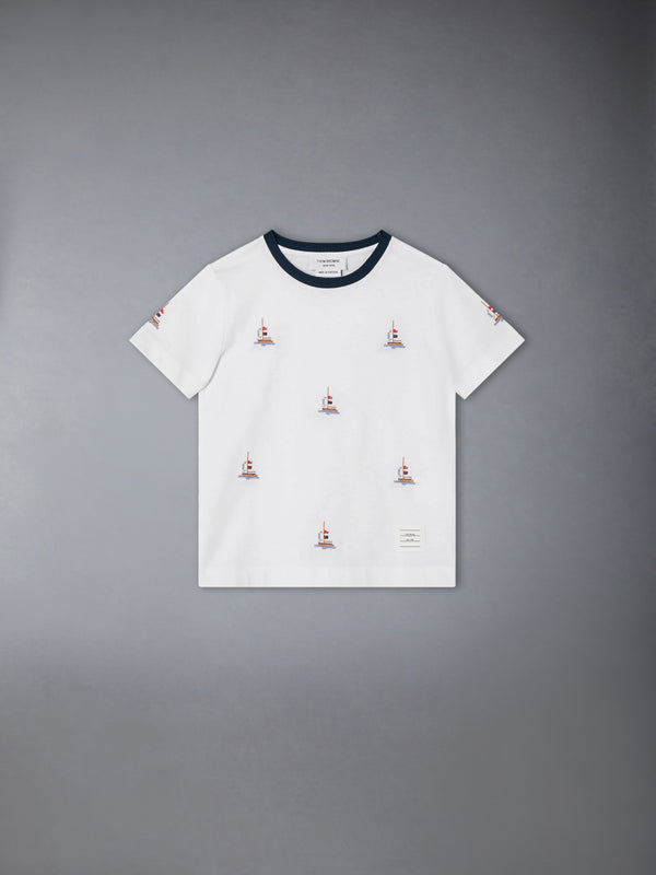 CHILDREN'S SAILBOAT STITCH TEE - featured image
