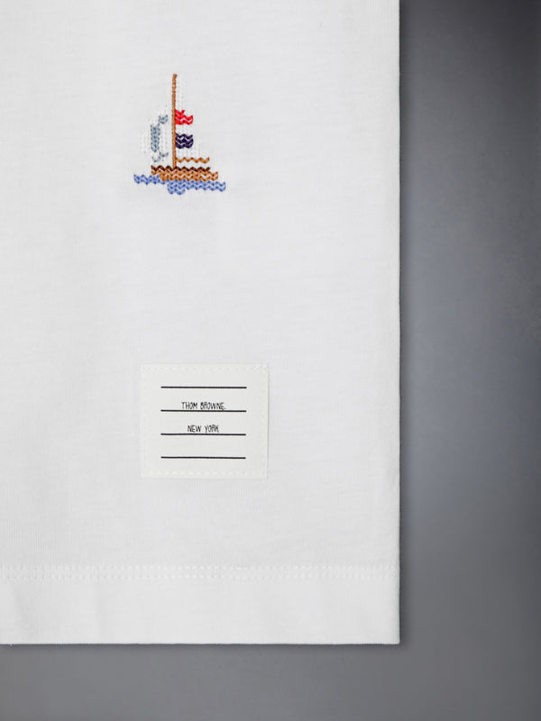 CHILDREN'S SAILBOAT STITCH TEE - image 3