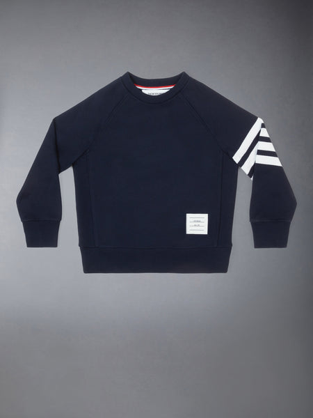CHILDREN'S CLASSIC LOOPBACK 4-BAR SWEATSHIRT NAVY
