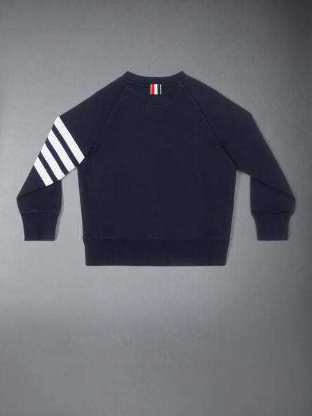 CHILDREN'S CLASSIC LOOPBACK 4-BAR SWEATSHIRT NAVY