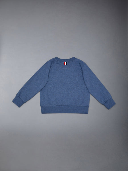 Kid's Classic Loopback Embroidery Patch Sweatshirt DEEP BLUE