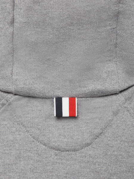 CHILDREN'S CLASSIC LOOPBACK 4-BAR FULL ZIP HOODIE MED GREY