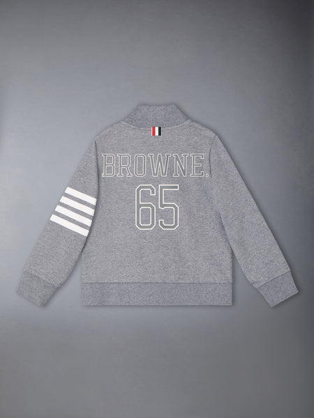 CHILDREN'S LOOPBACK 4-BAR BROWNE 65 BOMBER MED GREY