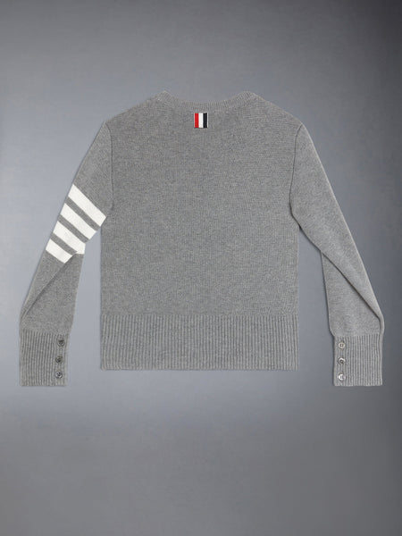 CHILDREN'S MILANO STITCH 4-BAR PULLOVER LT GREY