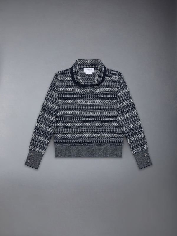 CHILDREN'S FAIR ISLE FINE MERINO PULLOVER - featured image