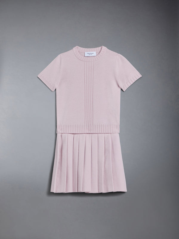 CHILDREN'S WOOL KNIT PLEATED SKIRT - image 4