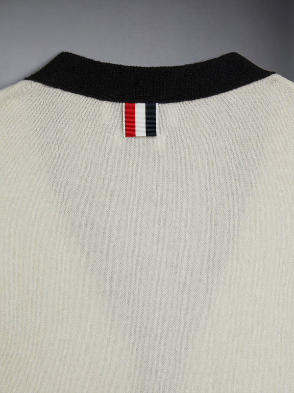 CHILDREN'S WOOL CASHMERE 4-BAR CARDIGAN - image 3
