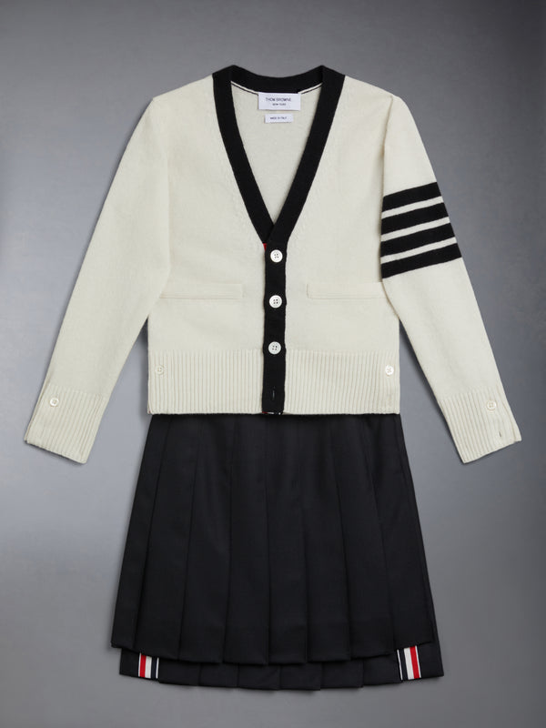 CHILDREN'S WOOL CASHMERE 4-BAR CARDIGAN - image 6