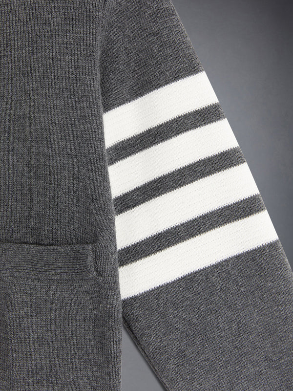 CHILDREN'S MILANO STITCH 4-BAR V-NECK CARDIGAN - image 3
