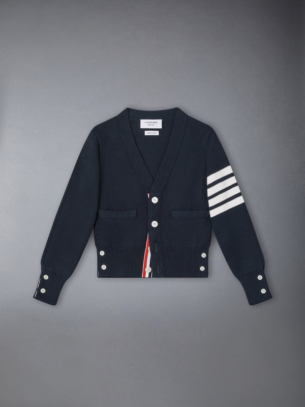 CHILDREN'S MILANO STITCH 4-BAR V-NECK CARDIGAN - featured image