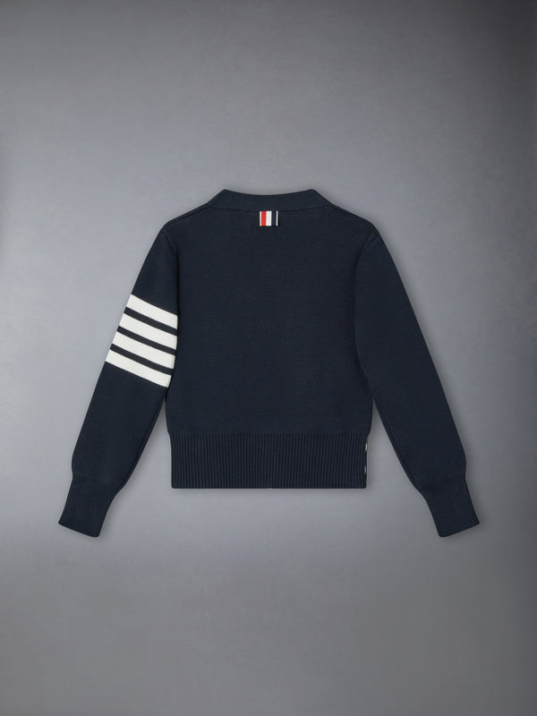 CHILDREN'S MILANO STITCH 4-BAR V-NECK CARDIGAN - image 2