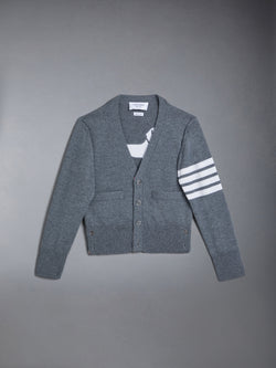 CHILDREN'S WOOL CASHMERE 4-BAR HECTOR CARDIGAN