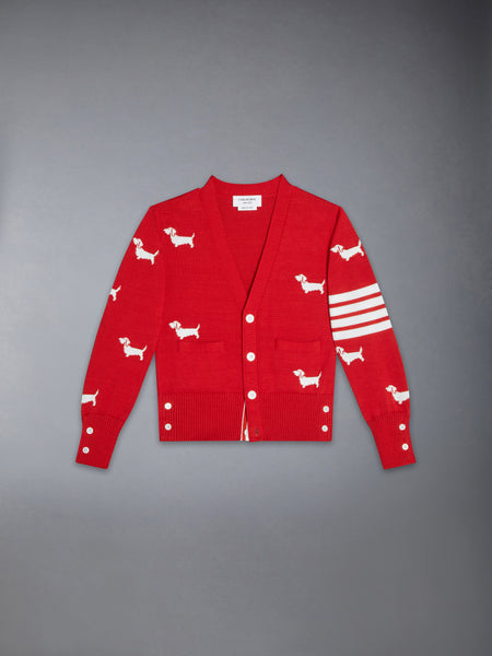 CHILDREN'S 4-BAR HECTOR CARDIGAN RED