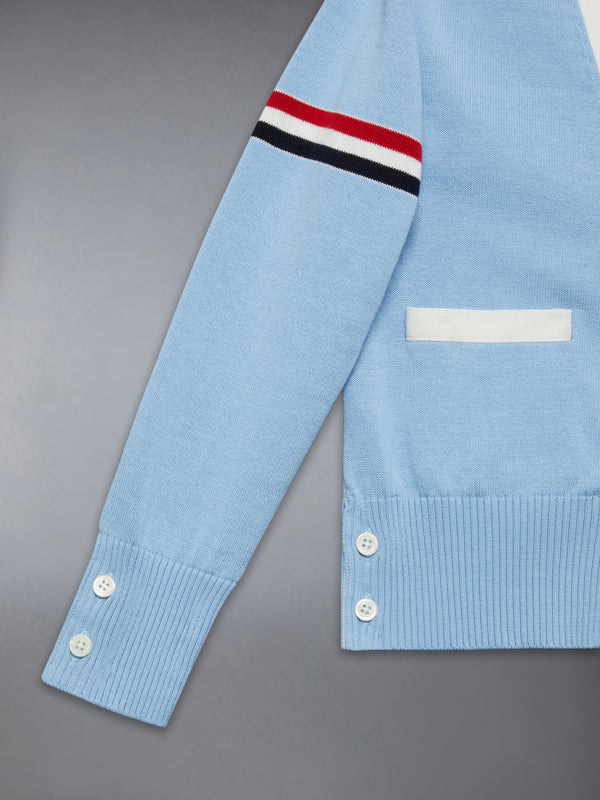 CHILDREN'S COTTON CLASSIC V NECK CARDIGAN - image 3