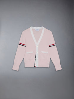 CHILDREN'S COTTON CLASSIC V NECK CARDIGAN