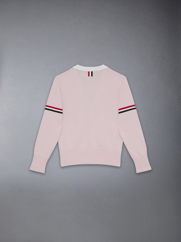 CHILDREN'S COTTON CLASSIC V NECK CARDIGAN - image 3