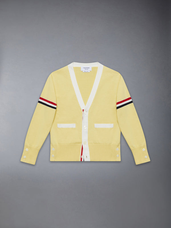 CHILDREN'S COTTON CLASSIC V NECK CARDIGAN - featured image